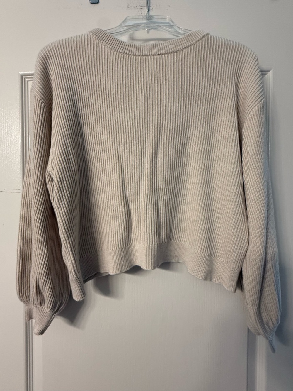 Lululemon Crossover Ribbed Cropped Sweater Size 10 - Picture 3 of 5